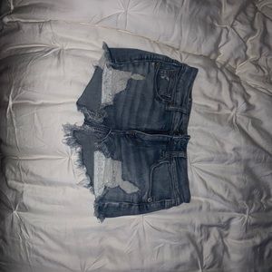 American eagle jean shorts